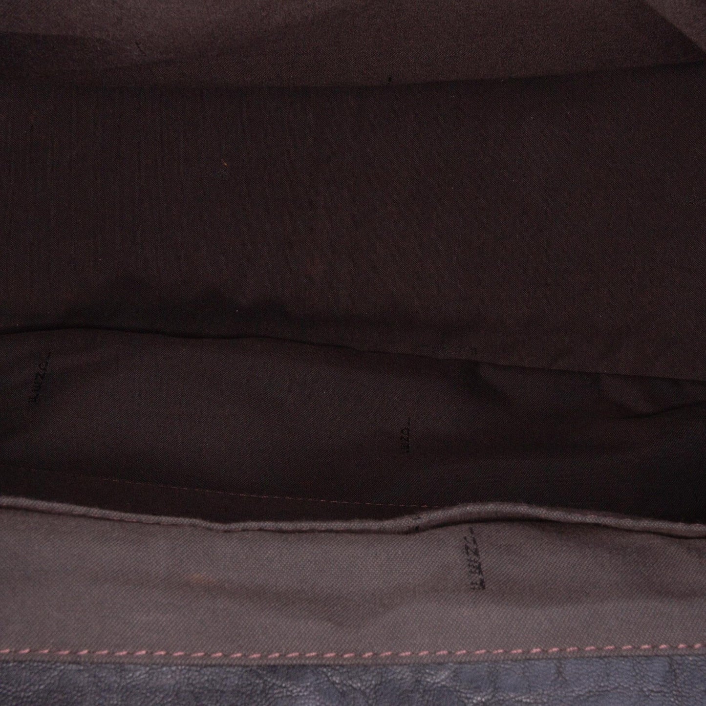 Fendi Large Leather B Bis Top Handle Bag