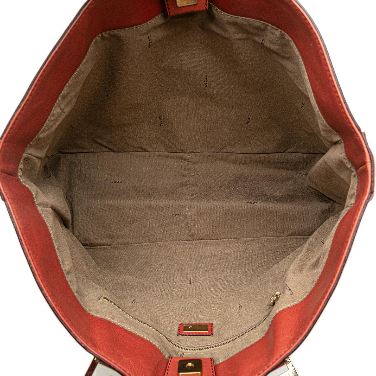 Fendi Large Leather Twins Tote