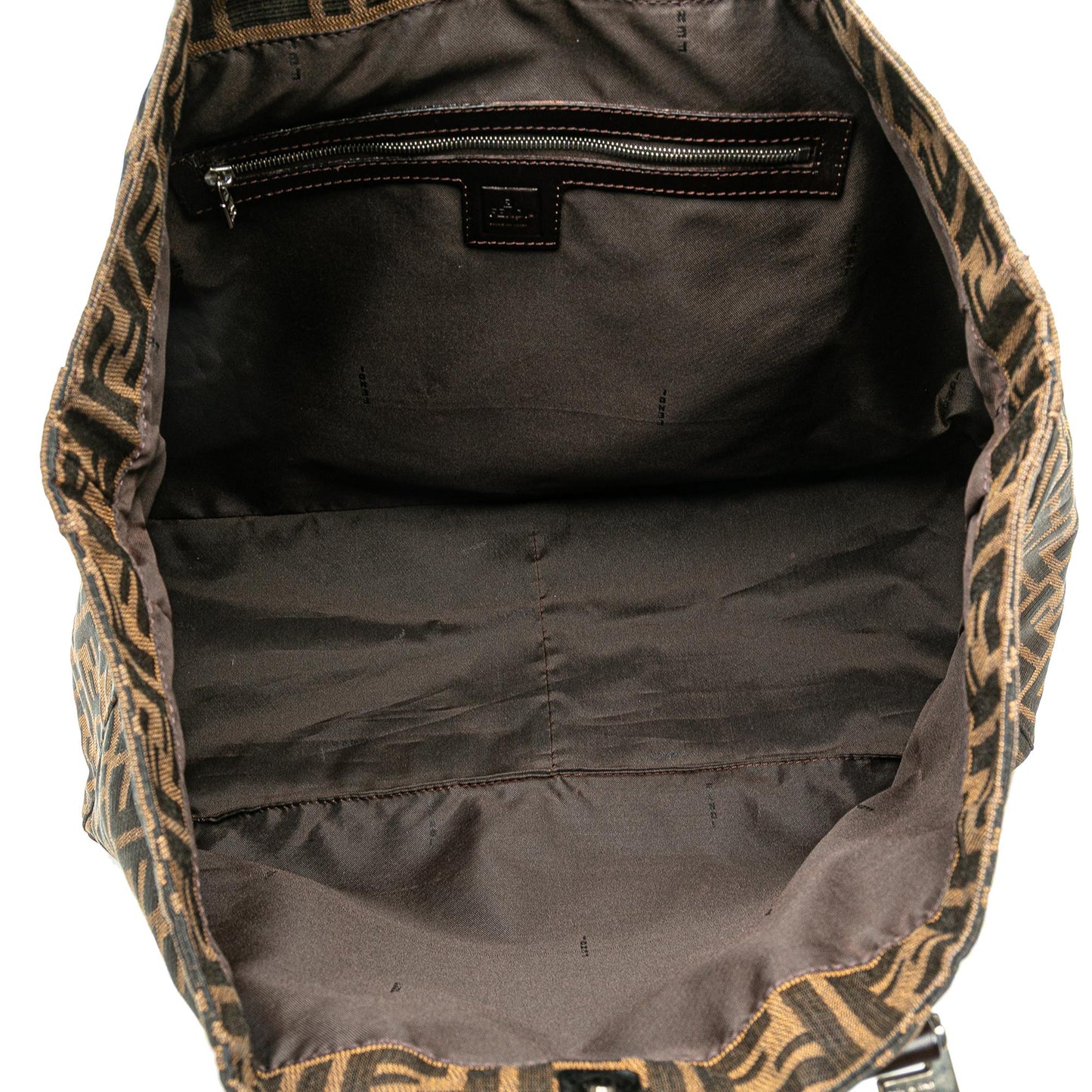 Fendi Small Zucchino Canvas Twins Tote