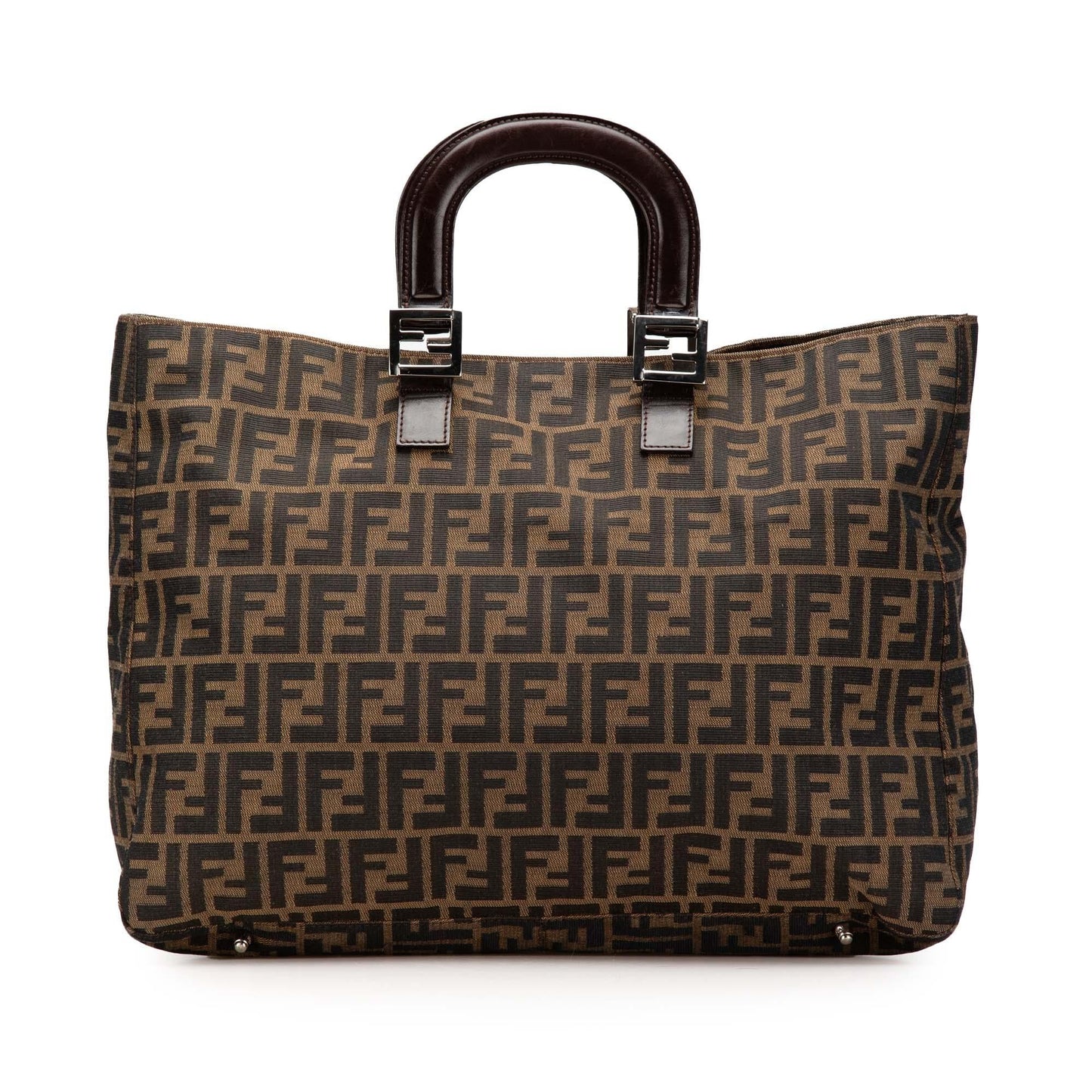 Fendi Large Zucca Canvas Twins Tote