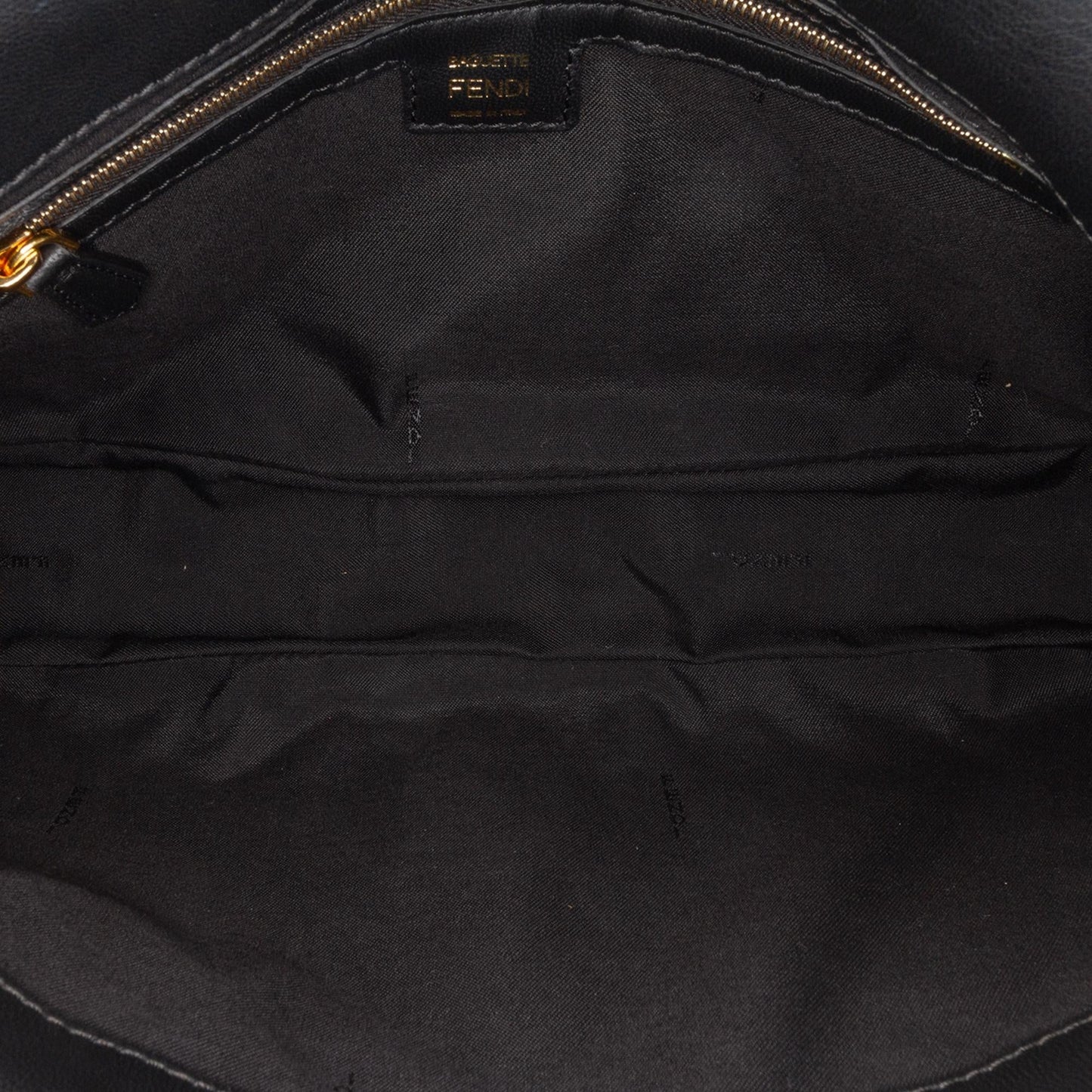 Fendi Zucca Embroidered Canvas Baguette Satchel (SHG-mIE6q3)