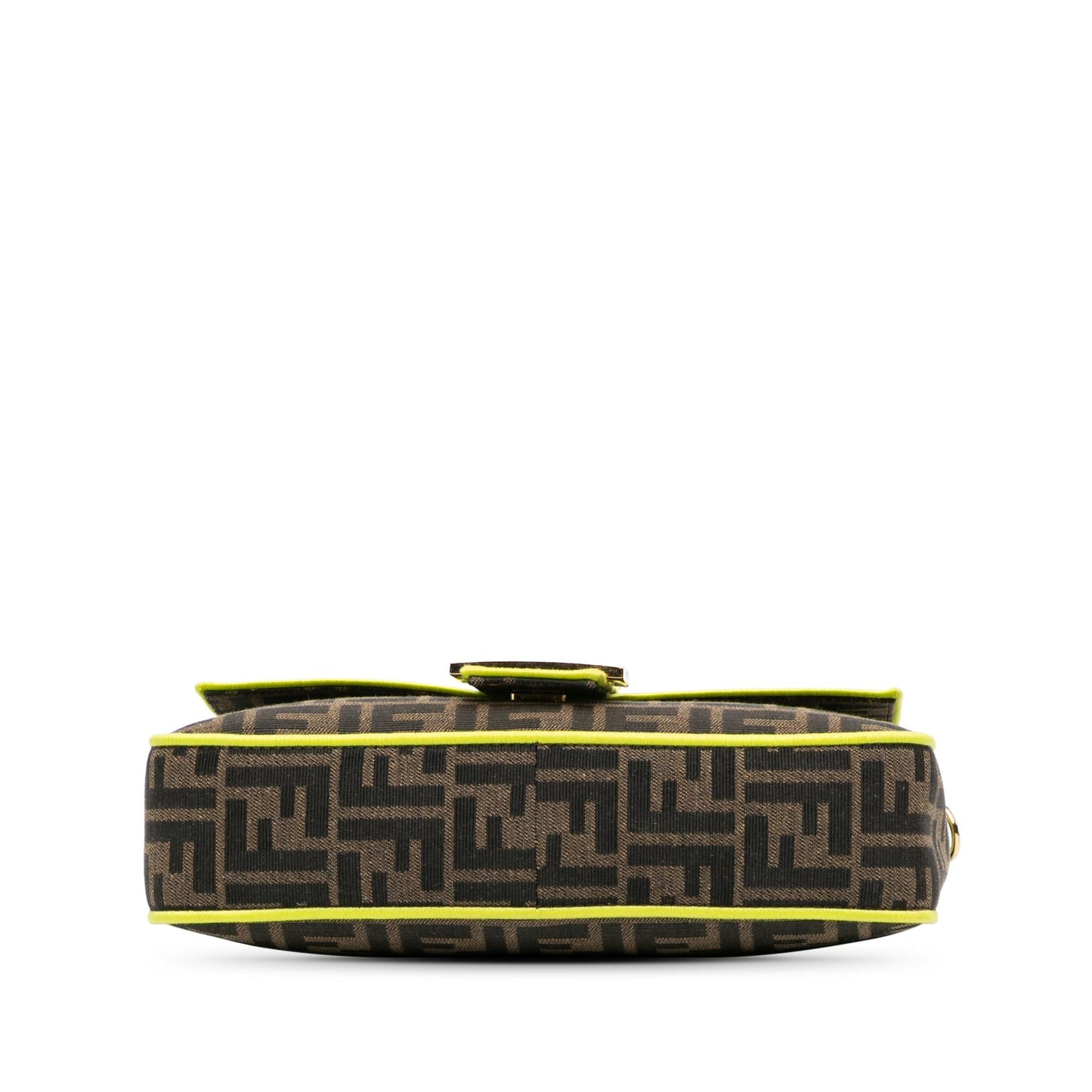 Fendi Leopard Print Canvas Shoulder Bag (SHG-mAVci8)