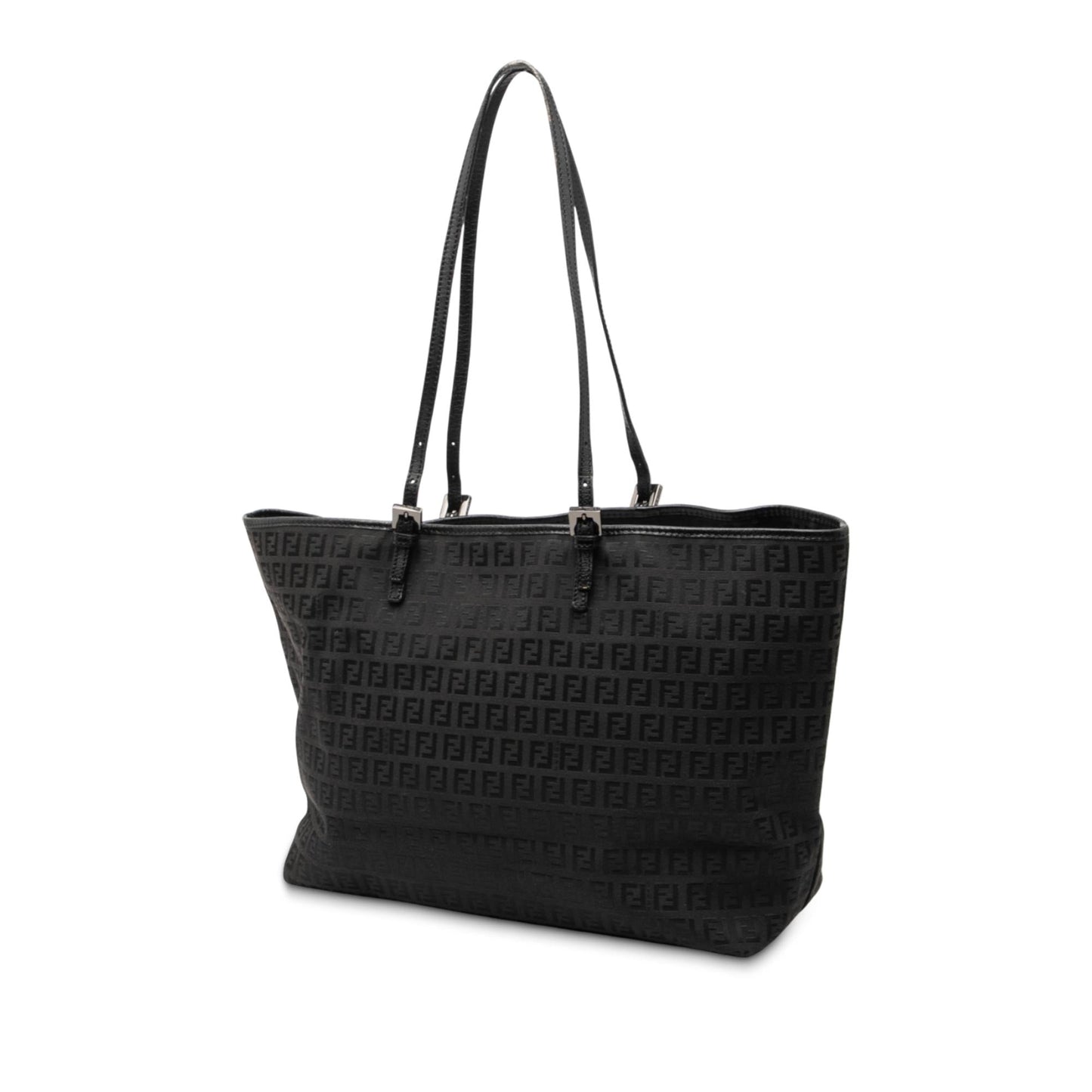 Fendi Medium Zucchino Canvas Roll Tote