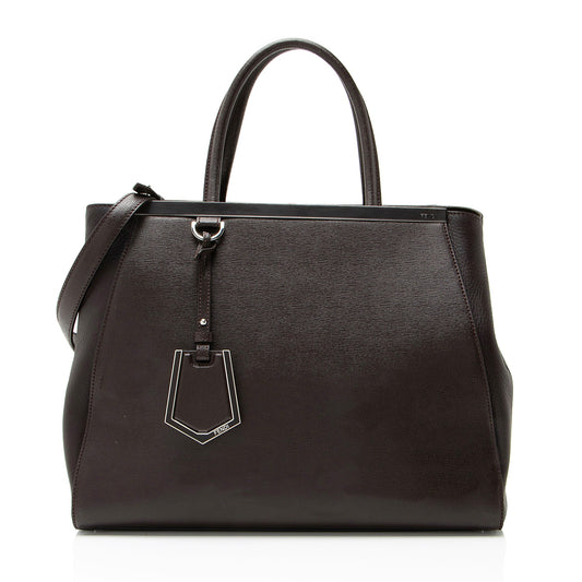 Fendi Leather 2Jours Medium Tote