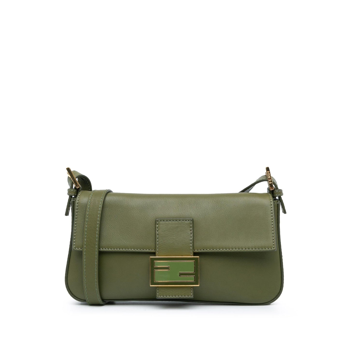 Fendi Leather Baguette Crossbody (SHG-ZNxLQ5)