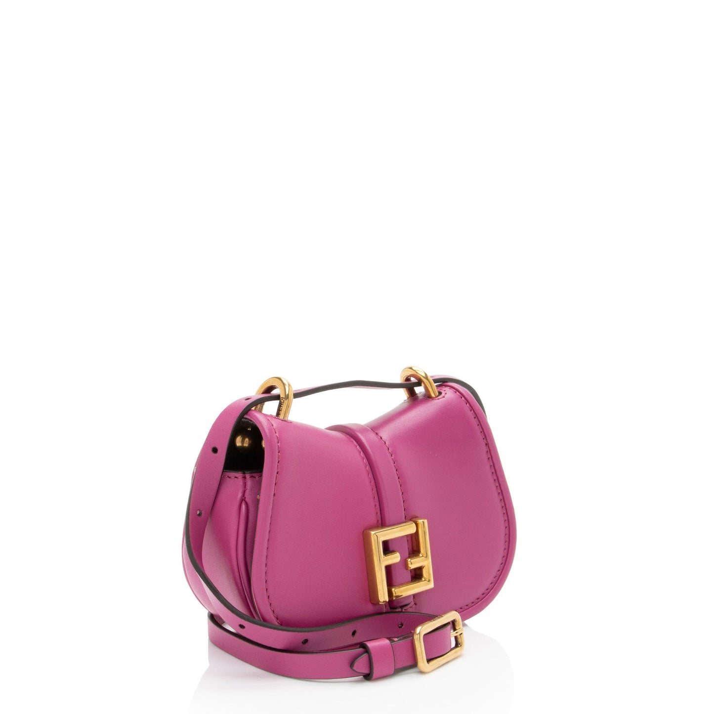 Fendi Leather C'mon Nano Shoulder Bag