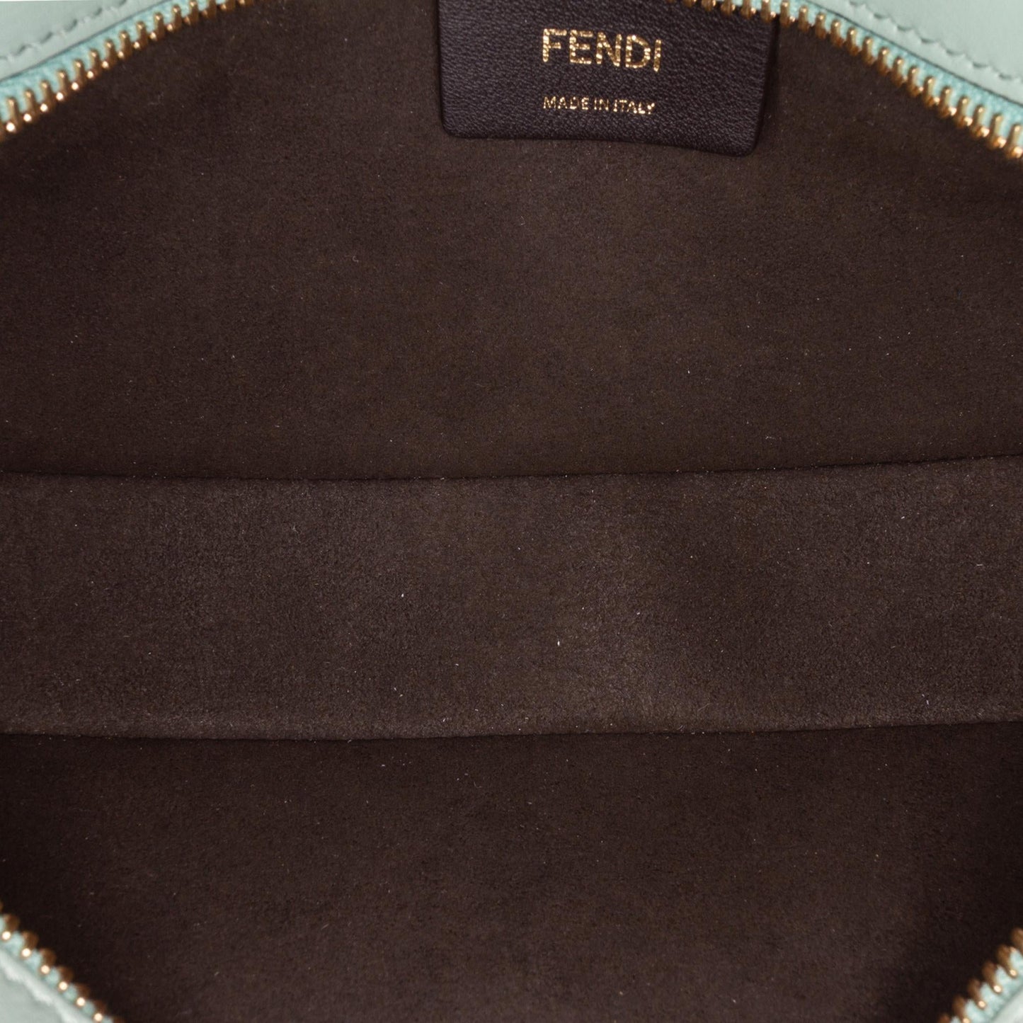 Fendi Large Zucca Embossed Baguette Satchel