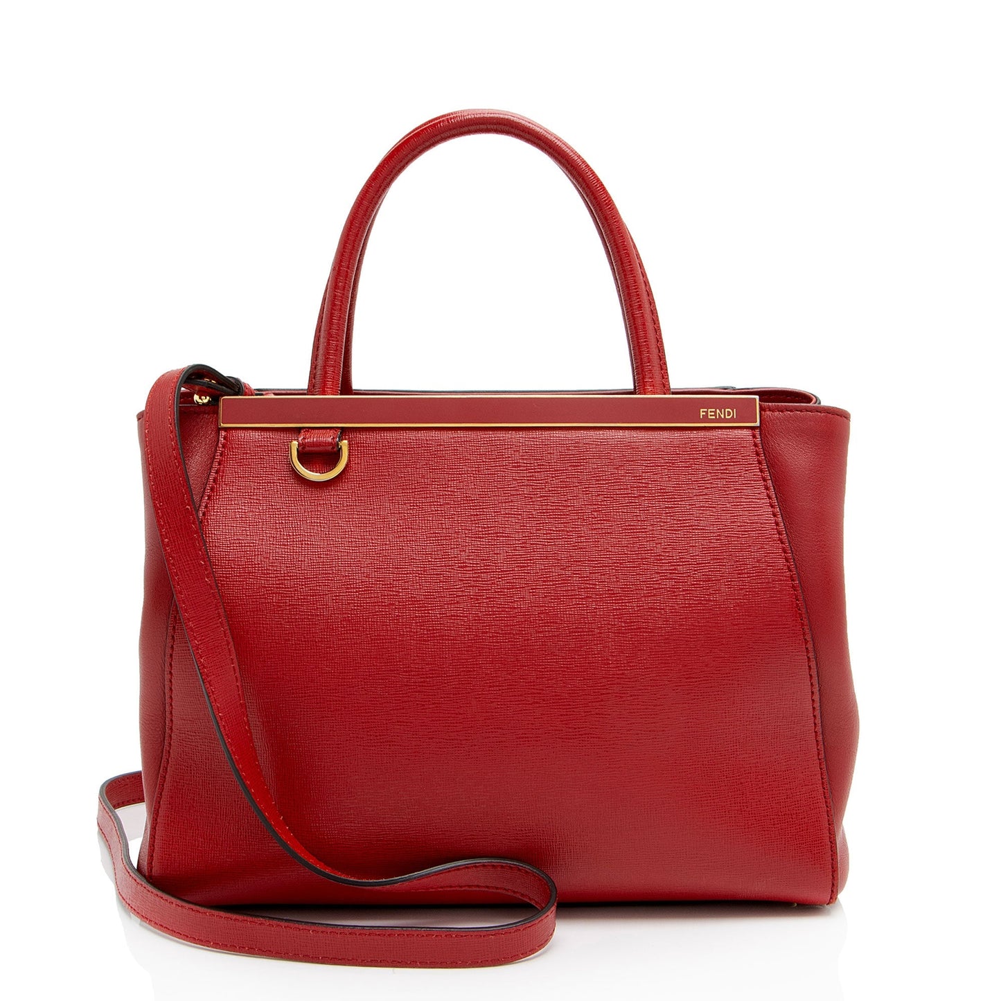 Fendi Leather Petite 2Jours Tote
