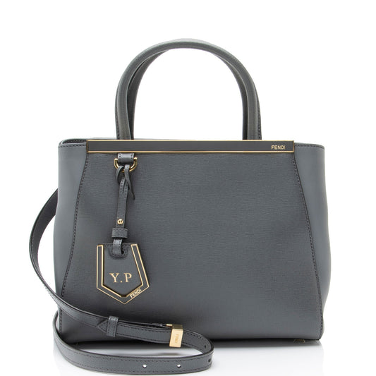 Fendi Leather Petite 2Jours Tote