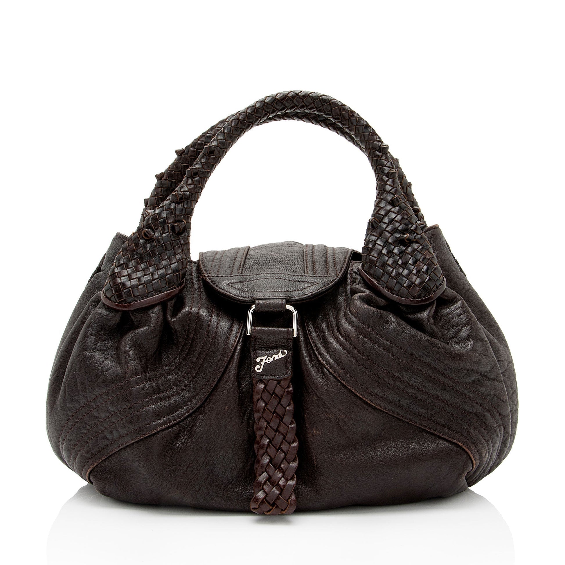 Fendi Leather Spy Baby Satchel