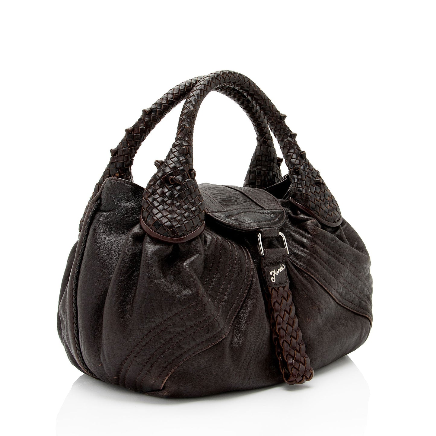 Fendi Leather Spy Baby Satchel