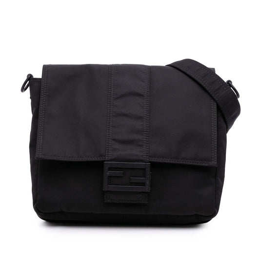 Fendi Medium Econyl Nylon Baguette Crossbody