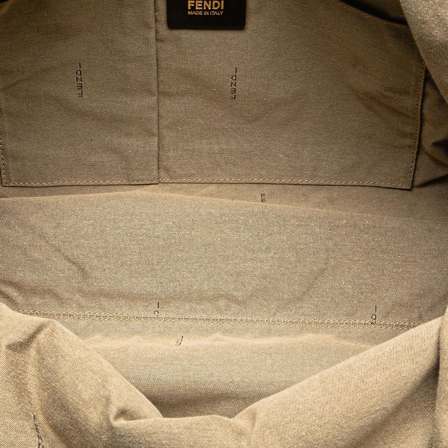 Fendi Zucchino Canvas Pochette