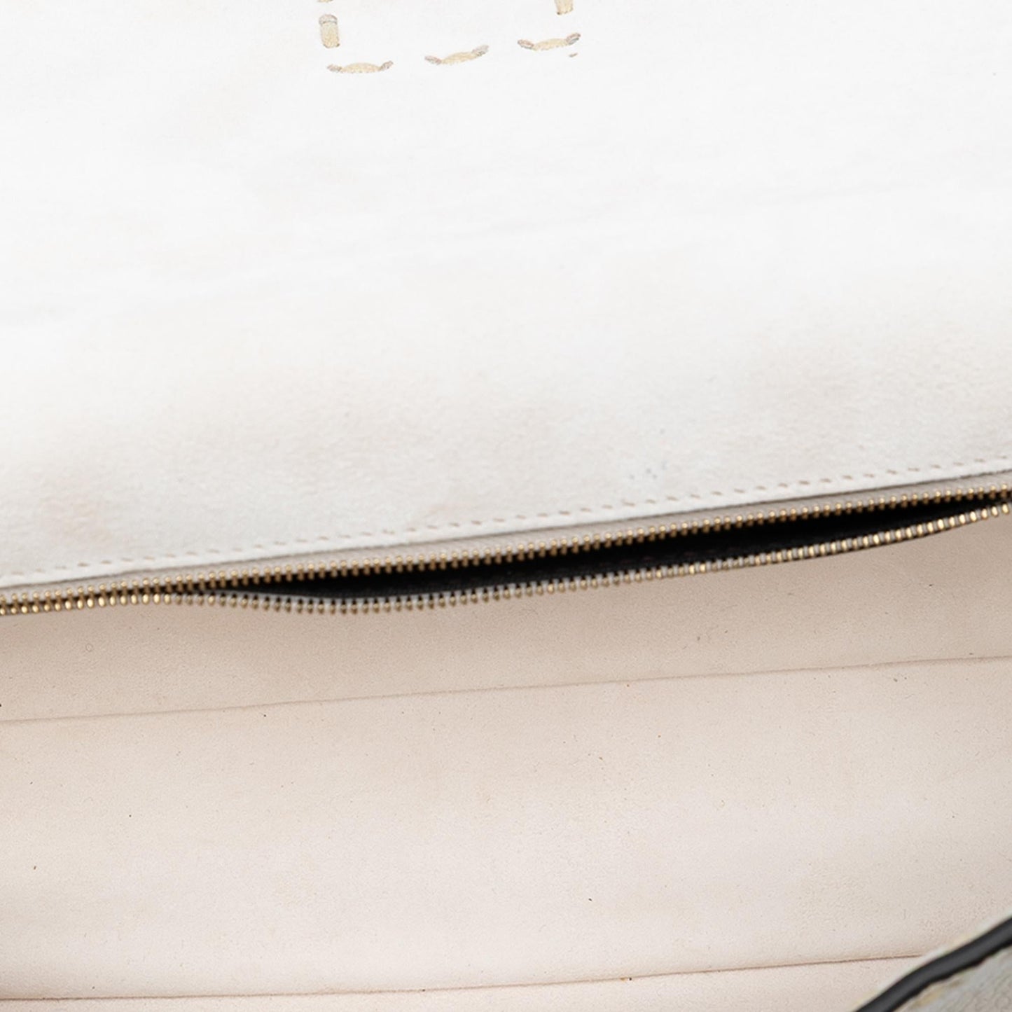 Fendi Zucchino Canvas Shoulder Bag