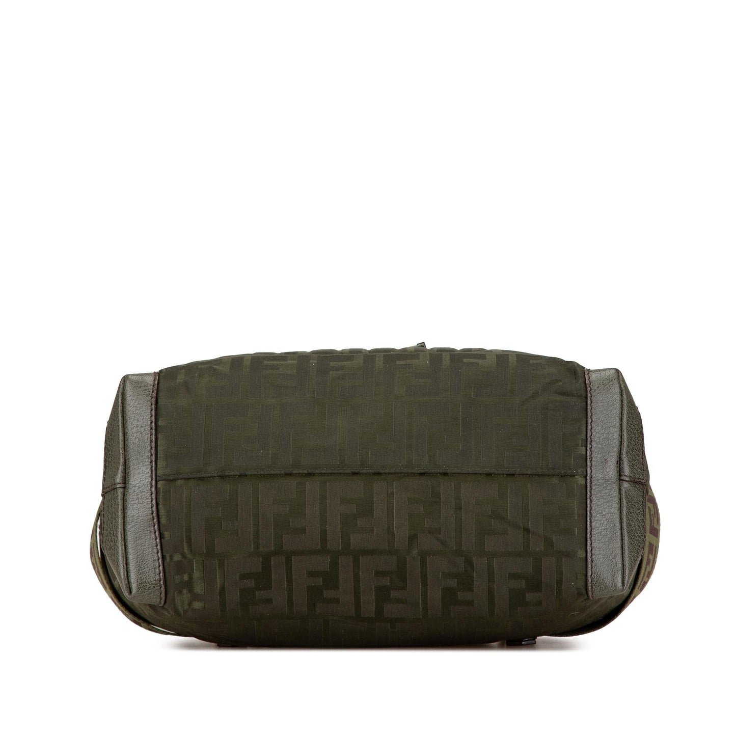 Fendi Medium Zucca Nylon Zip Code Handbag