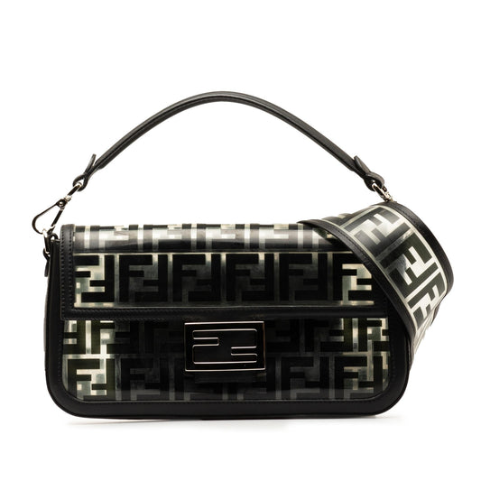 Fendi Medium Zucca PVC Baguette Satchel