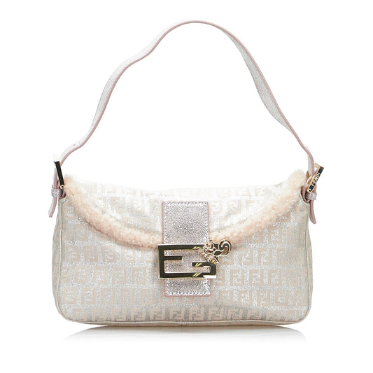 Fendi Metallic Zucchino Baguette