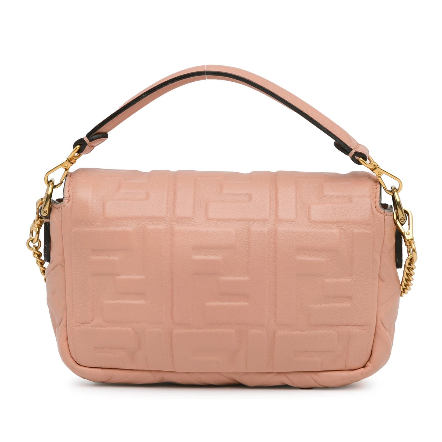 Fendi Mini Embossed Zucca Baguette Satchel (SHG-ZZKfNk)