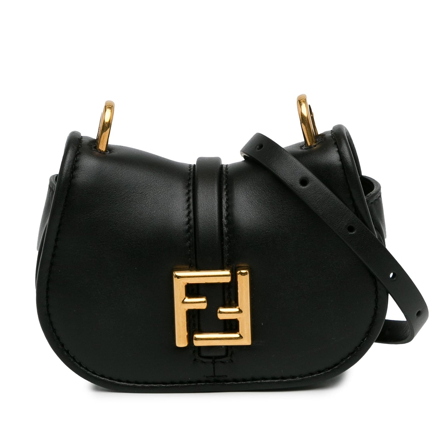 Fendi Mini Leather Cmon Crossbody Bag (SHG-87wZ4Z)