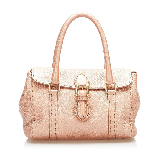 Fendi Mini Selleria Linda Leather Handbag