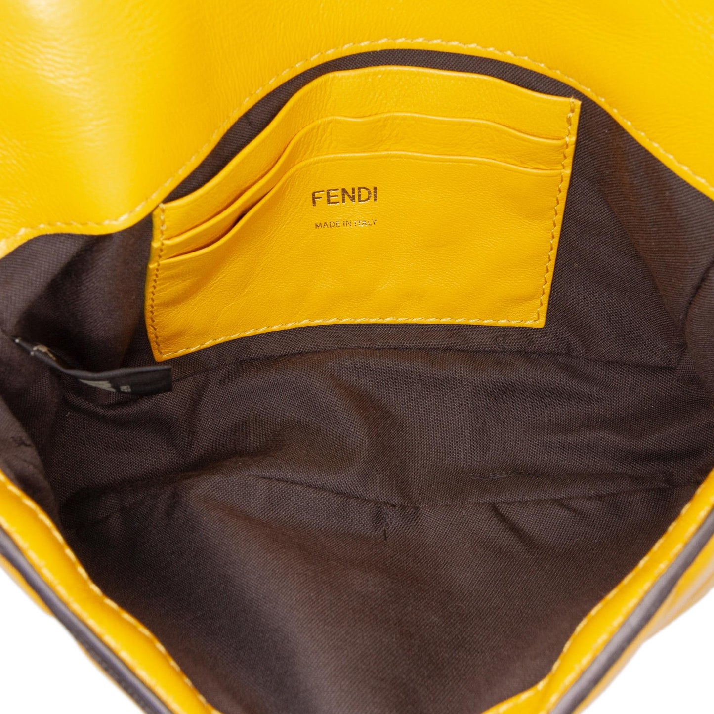 Fendi Leather Baguette Camera Bag