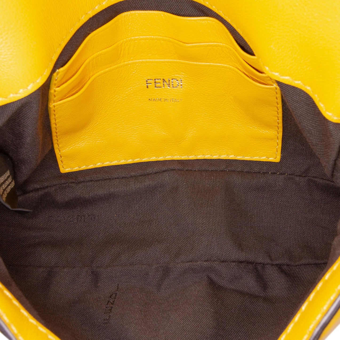 Fendi Large Zucca Corda Iconic Peekaboo Satchel