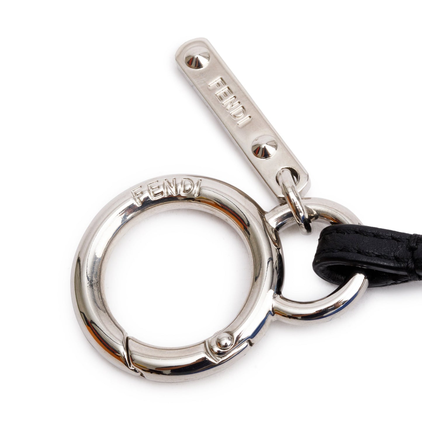 Fendi Mink Fox Fur Mini Karlito Bag Charm Keychain