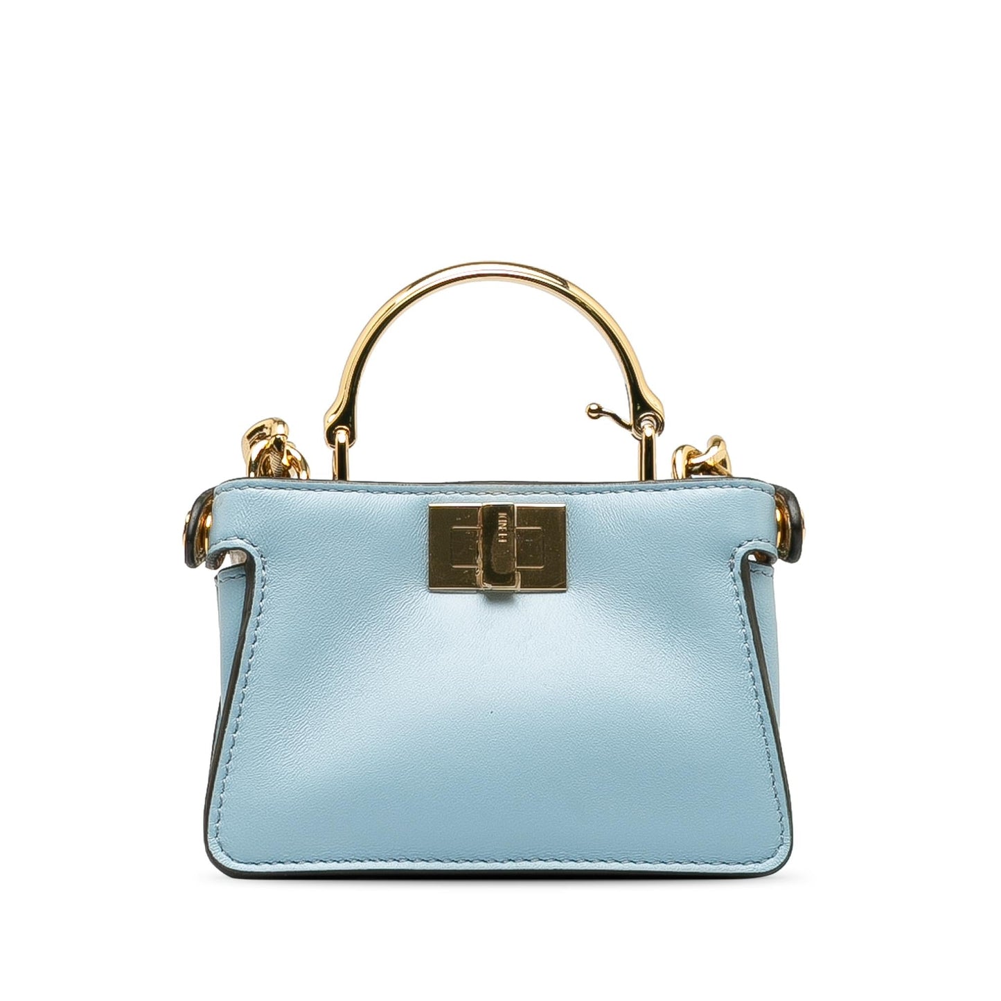 Fendi Medium Leather Peekaboo Satchel
