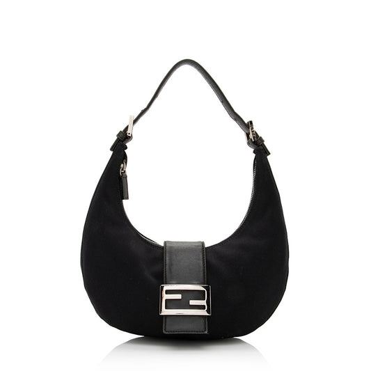 Fendi Neoprene Half Moon Shoulder Bag (SHF-21980)