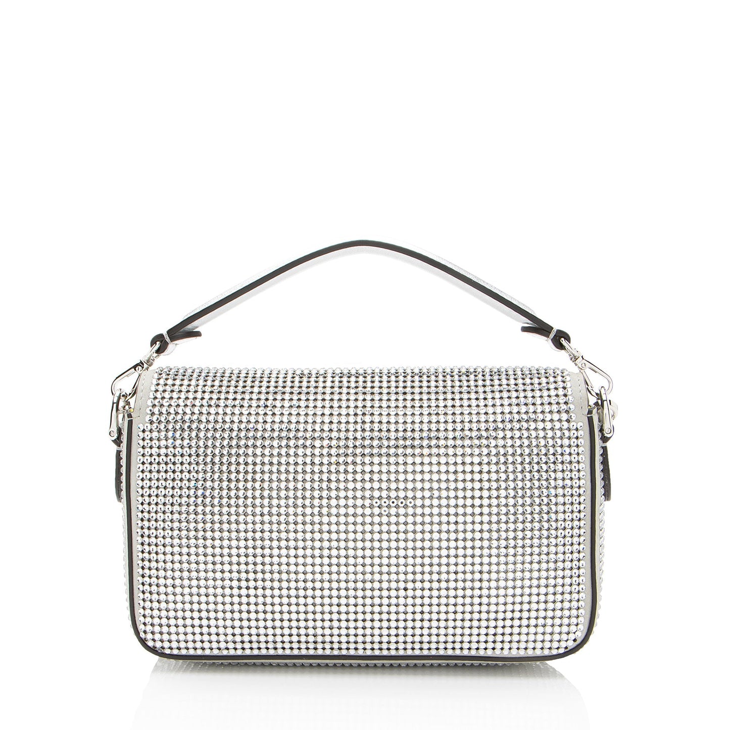 Fendi Nubuck Crystal Mini Baguette (SHF-euHxV9)