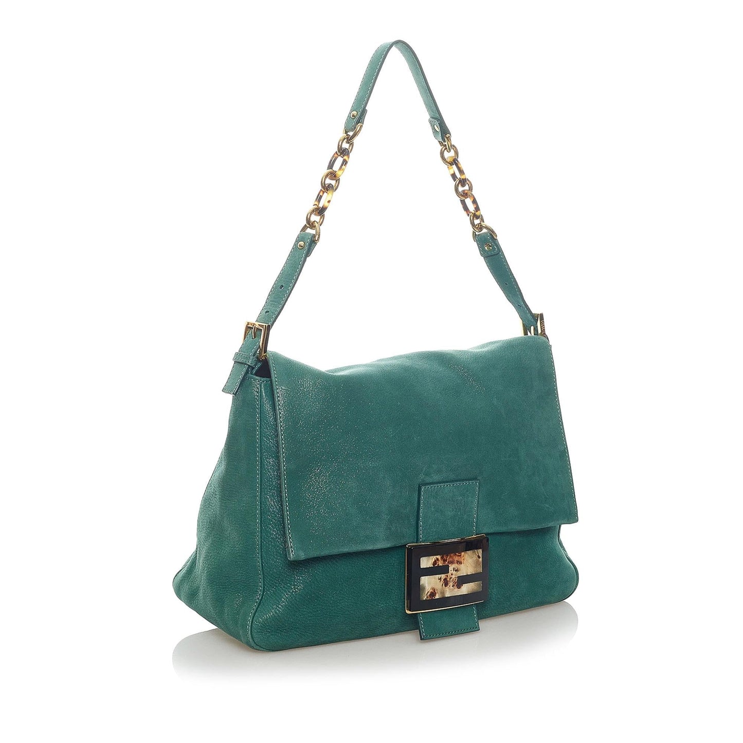 Fendi Nubuck Mamma Forever Shoulder Bag
