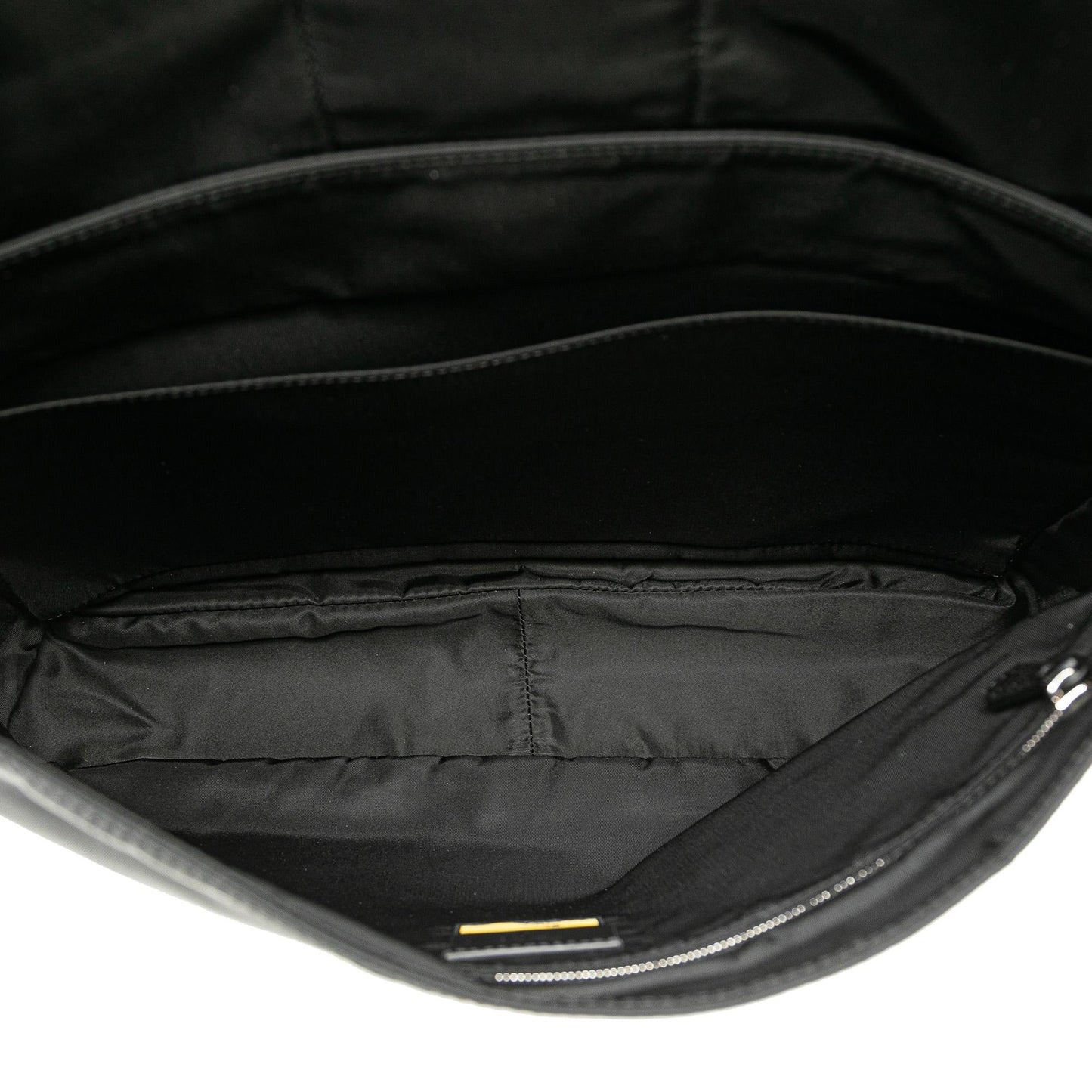 Fendi Nylon Baguette Messenger Bag