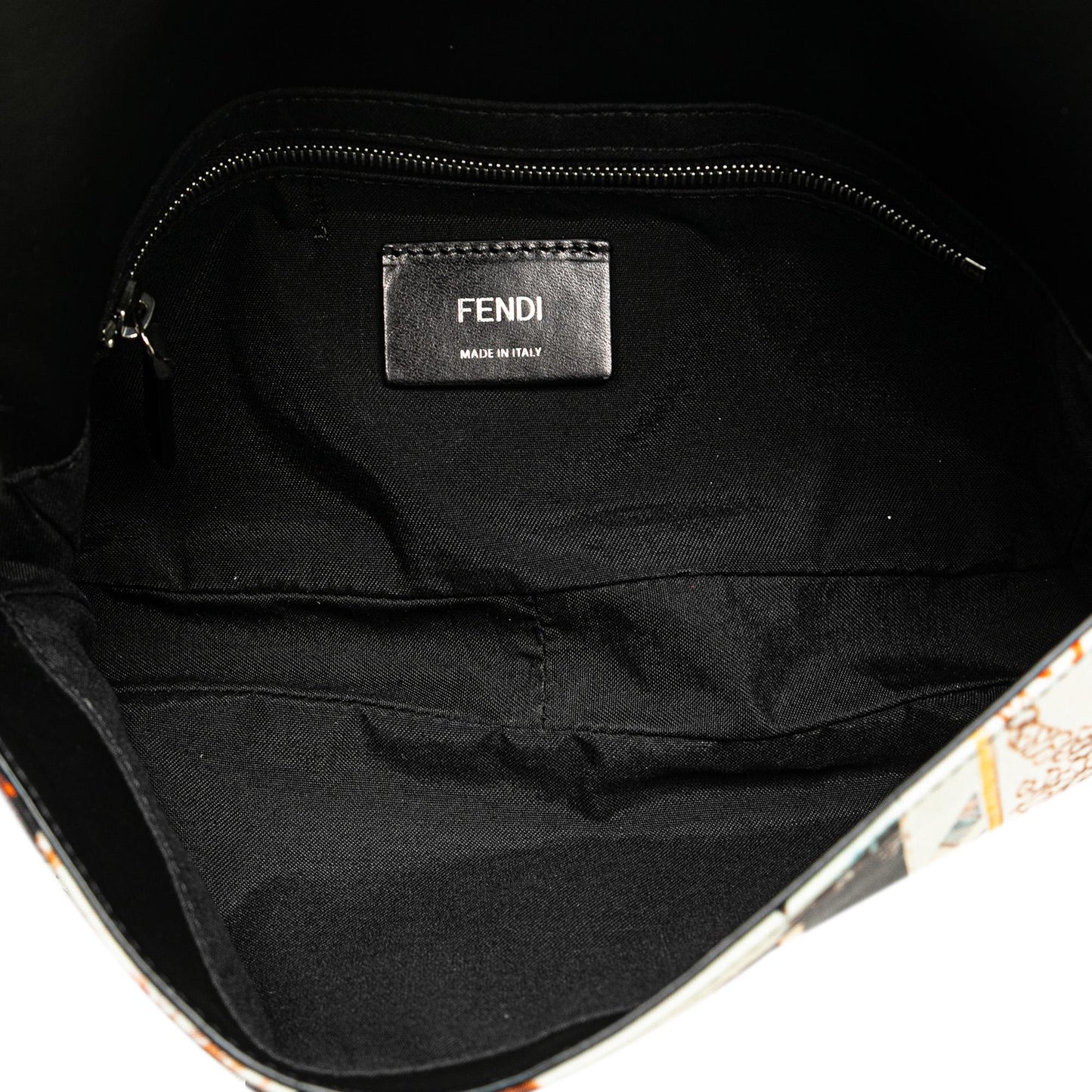 Fendi Sarah Coleman Leather Vertigo Shopper Tote