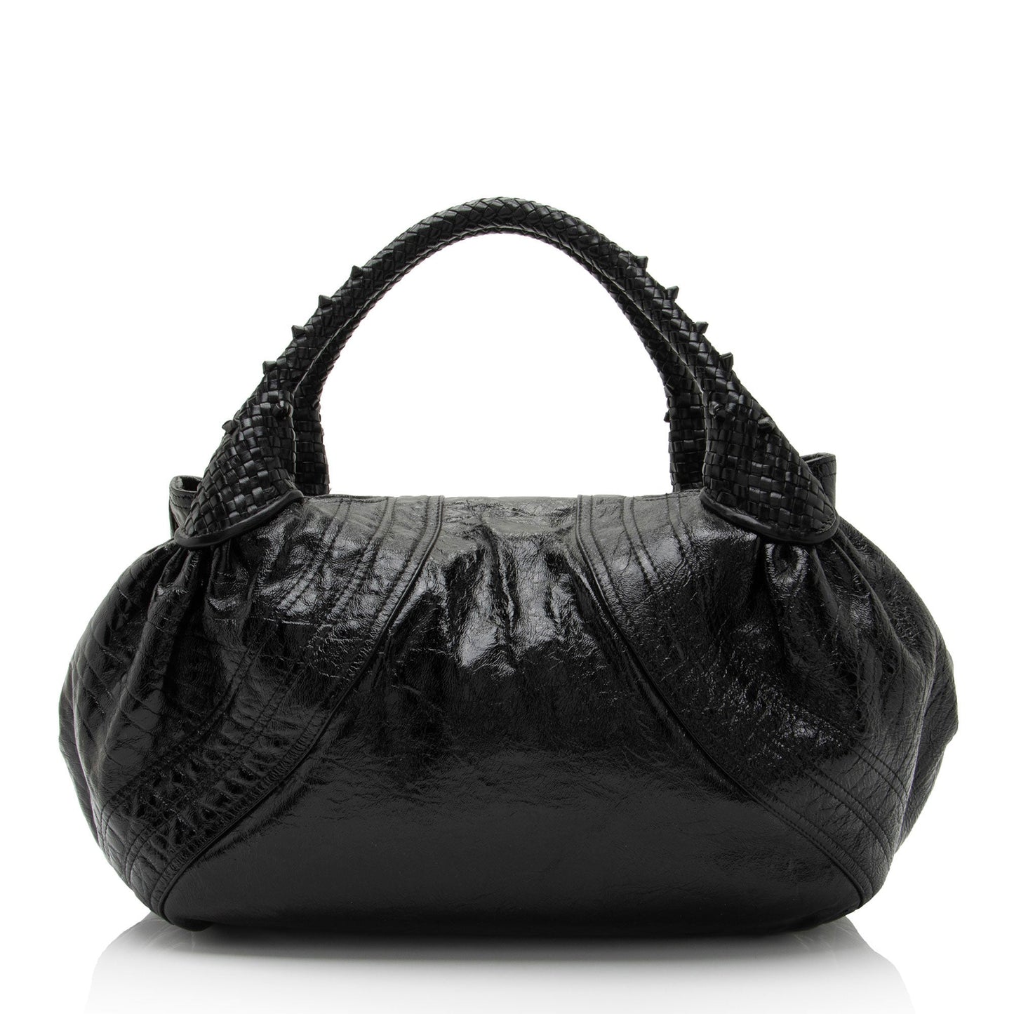 Fendi Patent Leather Spy Satchel (SHF-PigQG6)