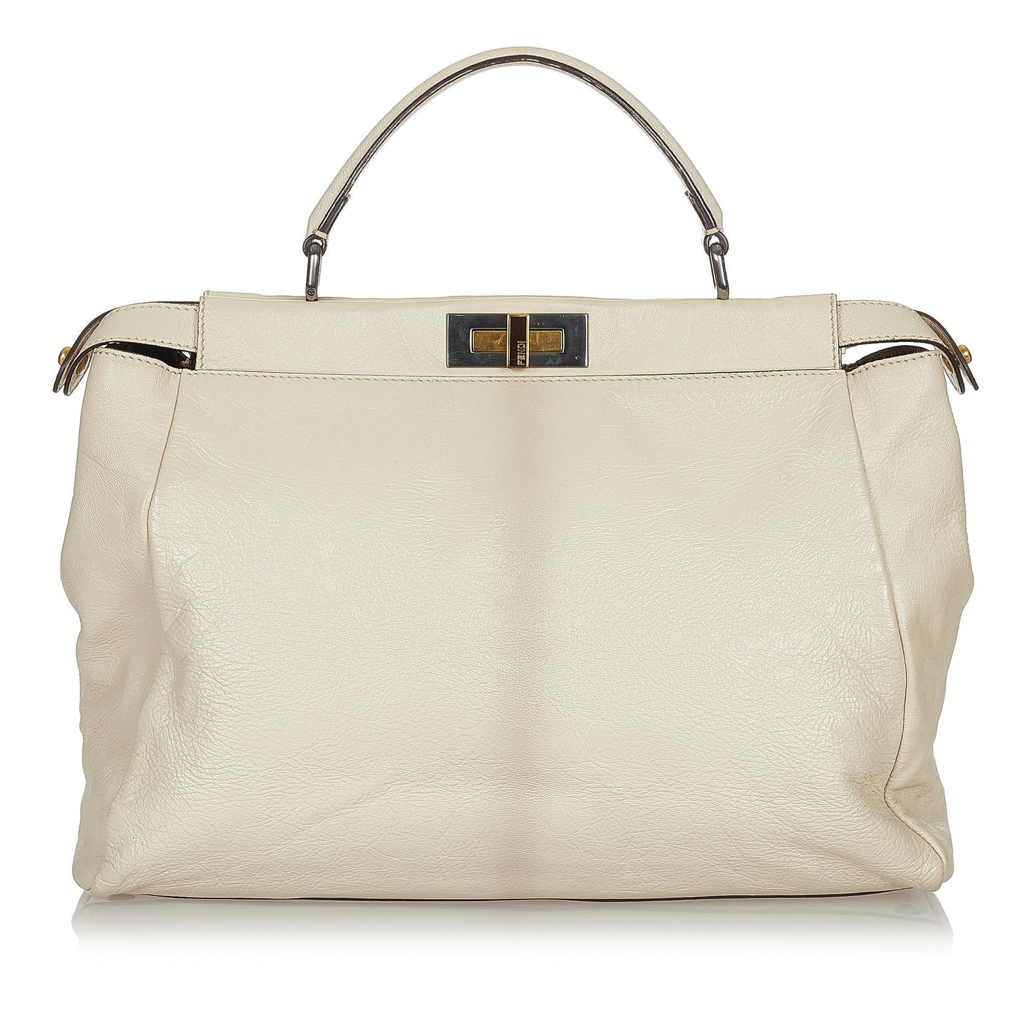 Fendi Peekaboo Leather Satchel (SHG-26729)