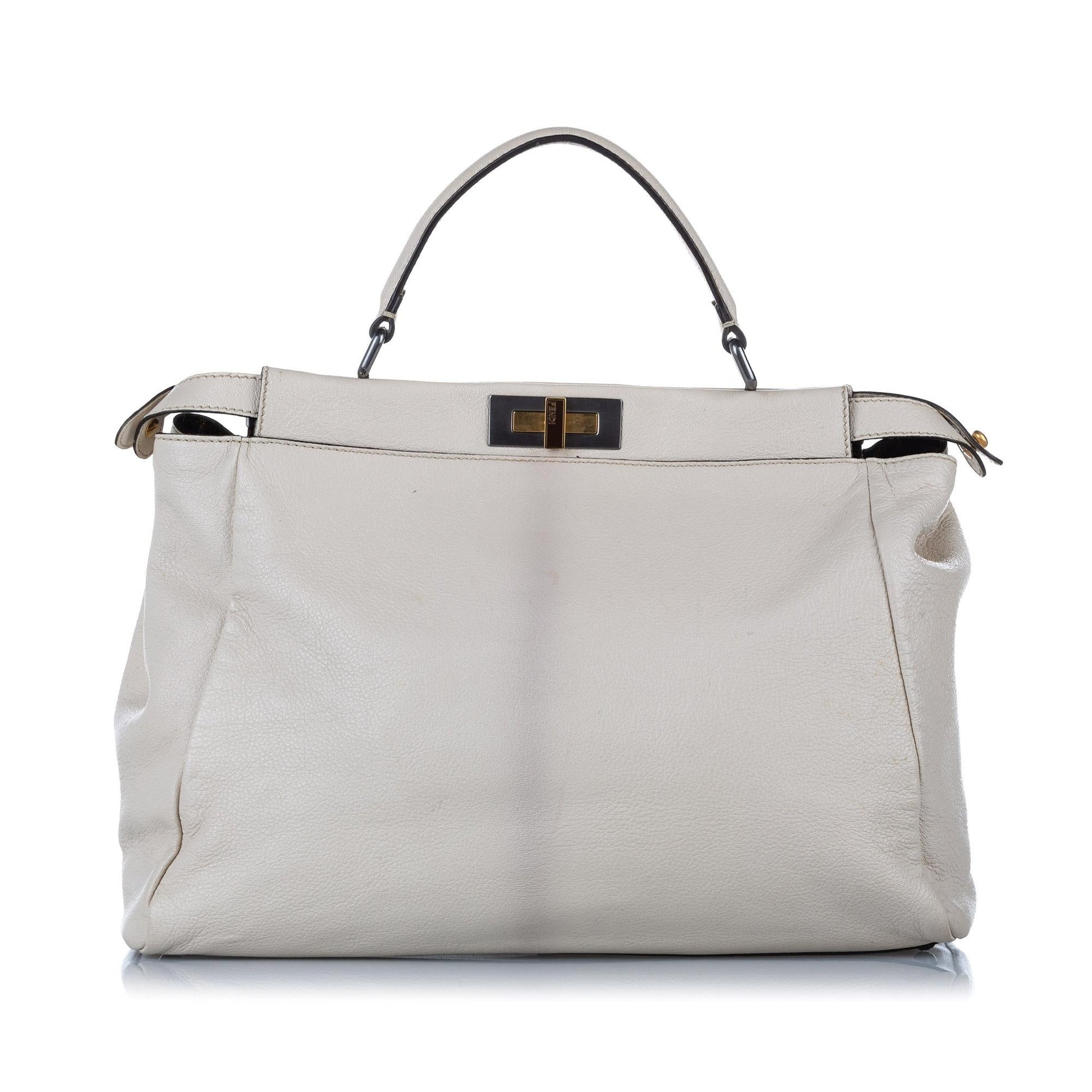 Fendi Peekaboo Leather Satchel