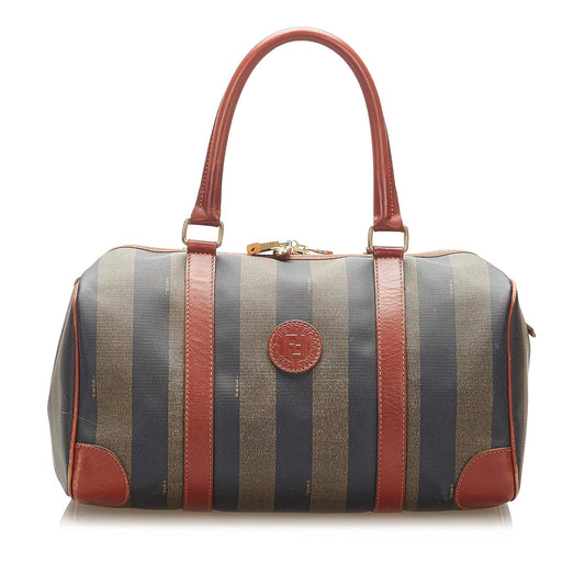 Fendi Pequin Boston Bag (SHG-22405)