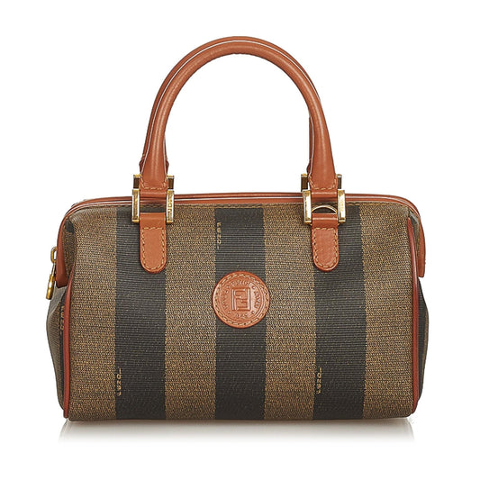 Fendi Pequin Boston Bag (SHG-26237)