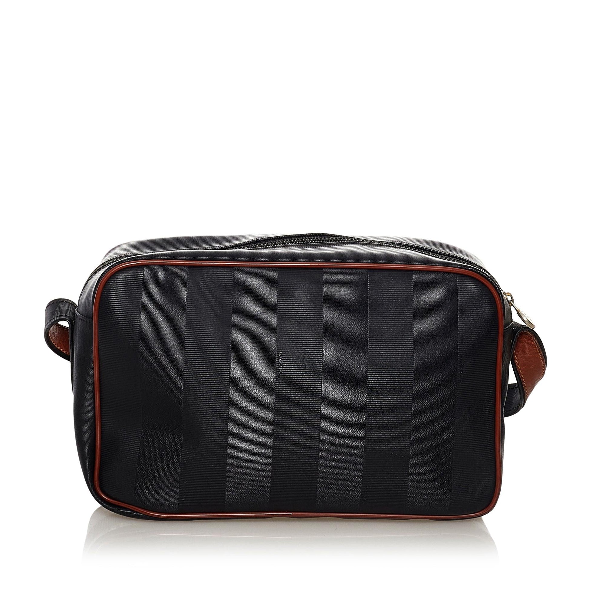 Fendi Pequin Crossbody Bag