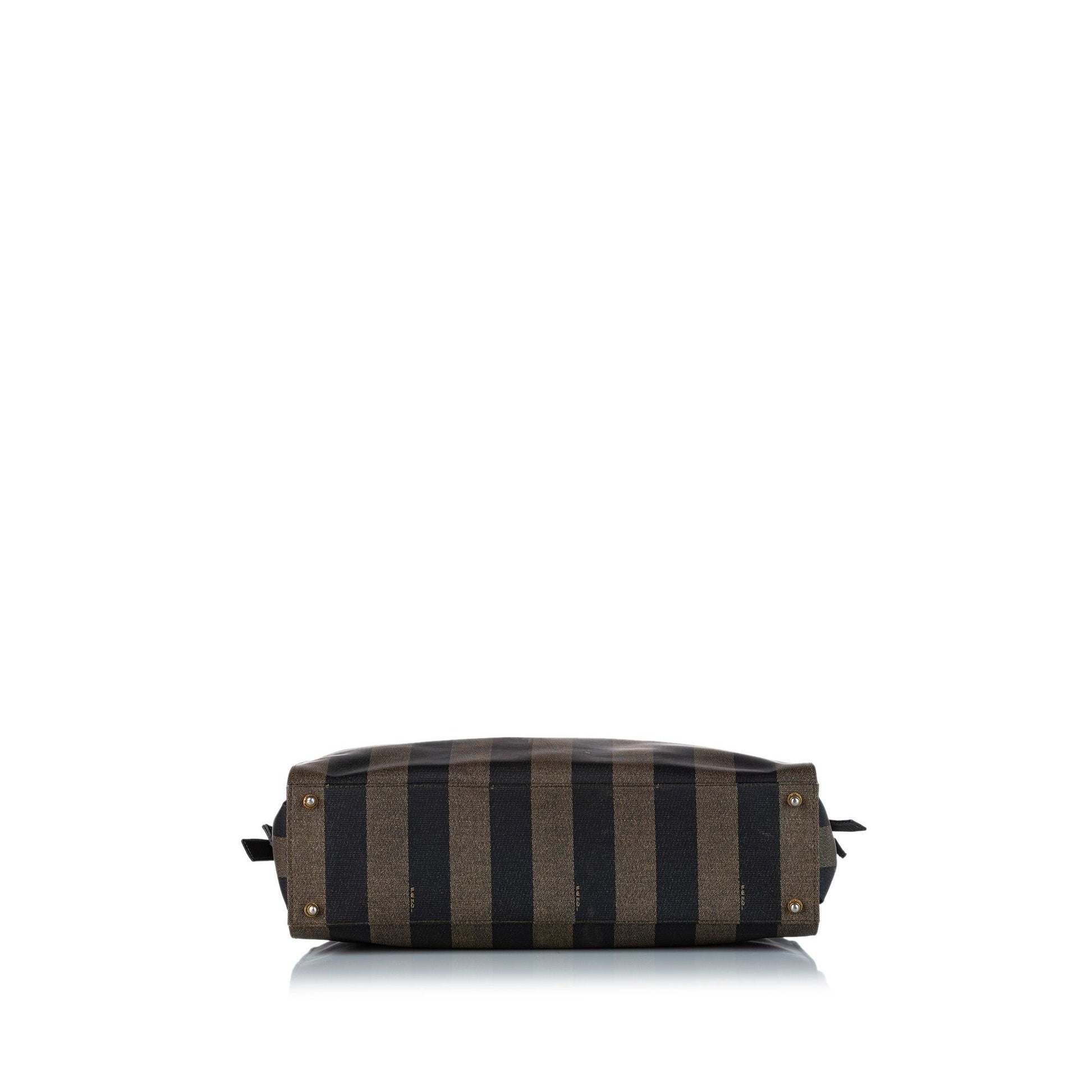 Fendi Pequin Tote Bag