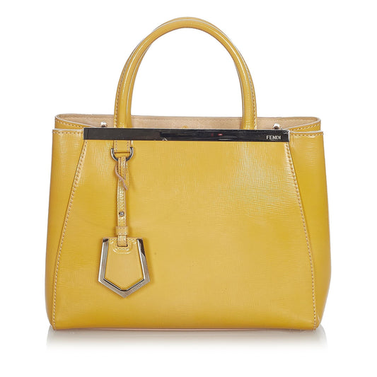 Fendi Petit 2Jours Leather Handbag (SHG-23588)