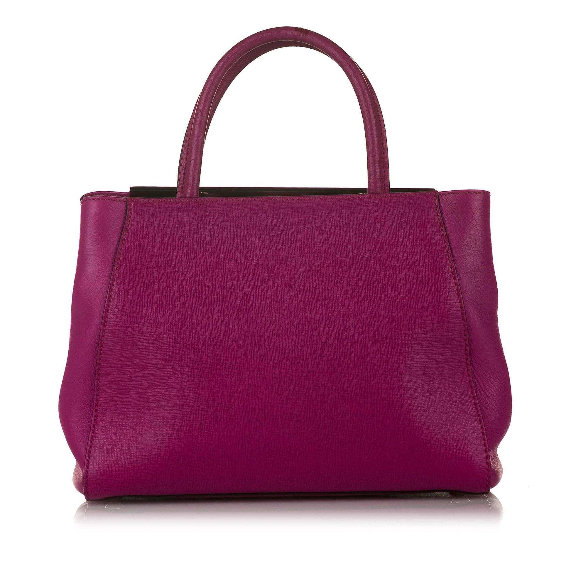 Fendi Petit 2Jours Leather Handbag