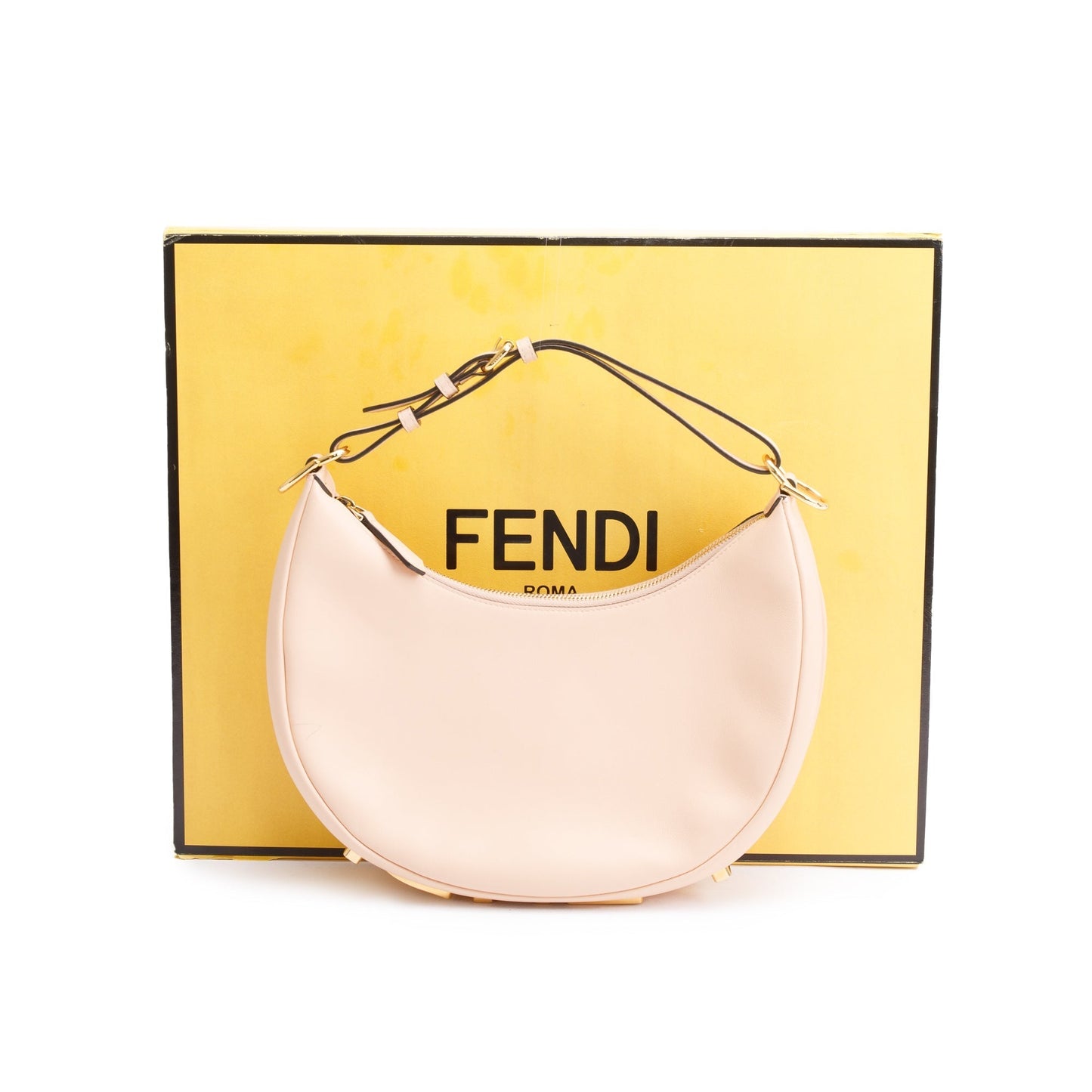 Fendi Pink Leather Small Fendigraphy Bag