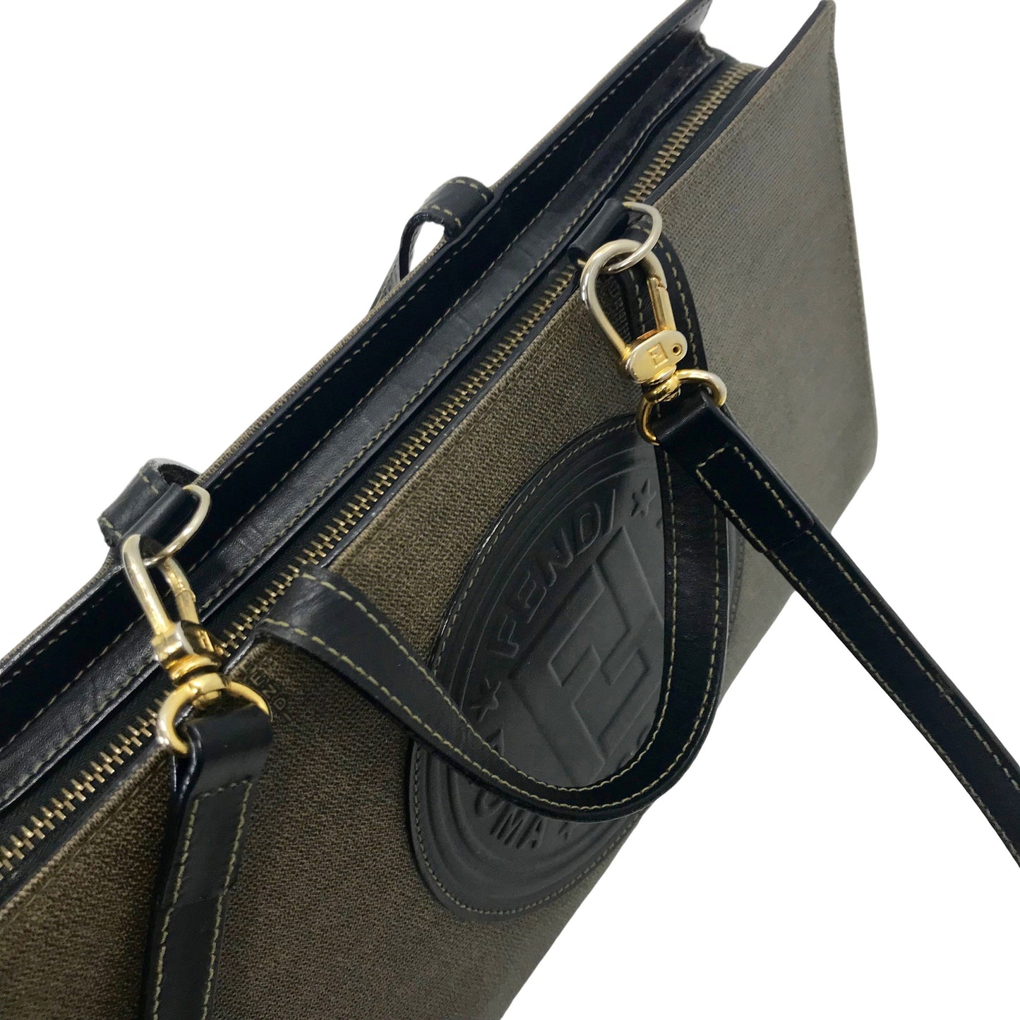 Fendi Roma Italy 1925 Logo Tote Bag