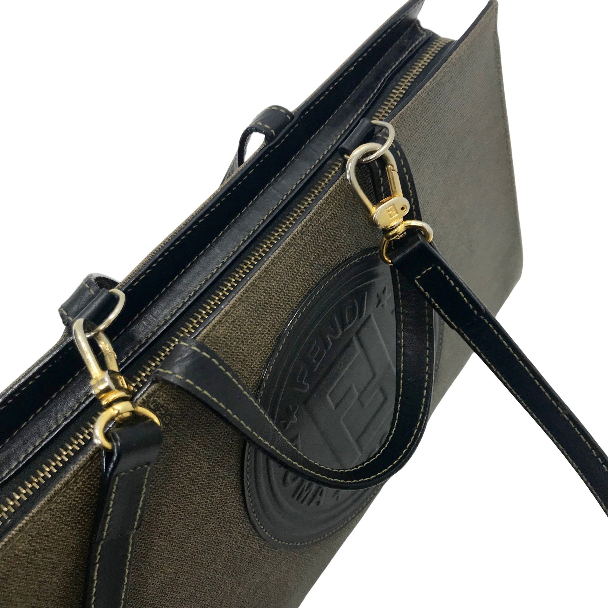 Fendi Roma Italy 1925 Logo Tote Bag