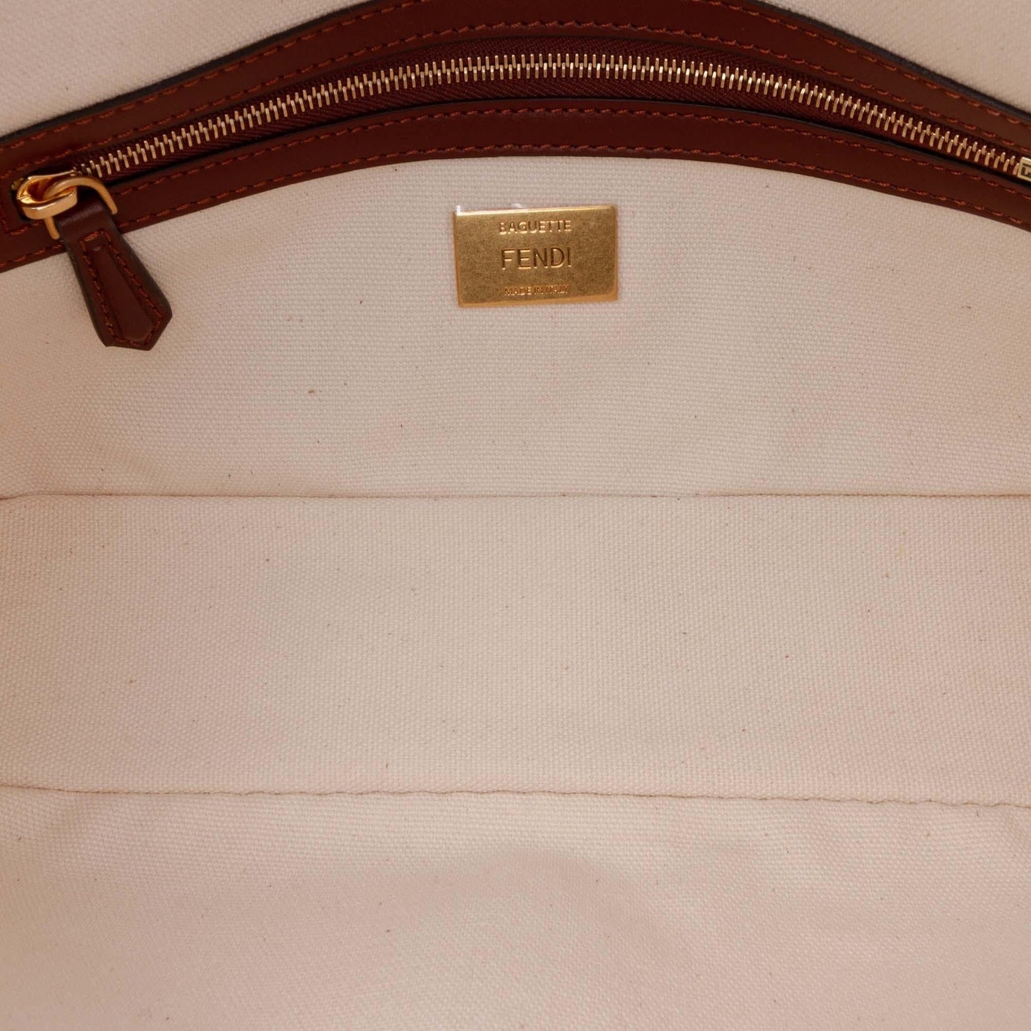 Fendi Porter Yoshida Nylon Baguette Satchel