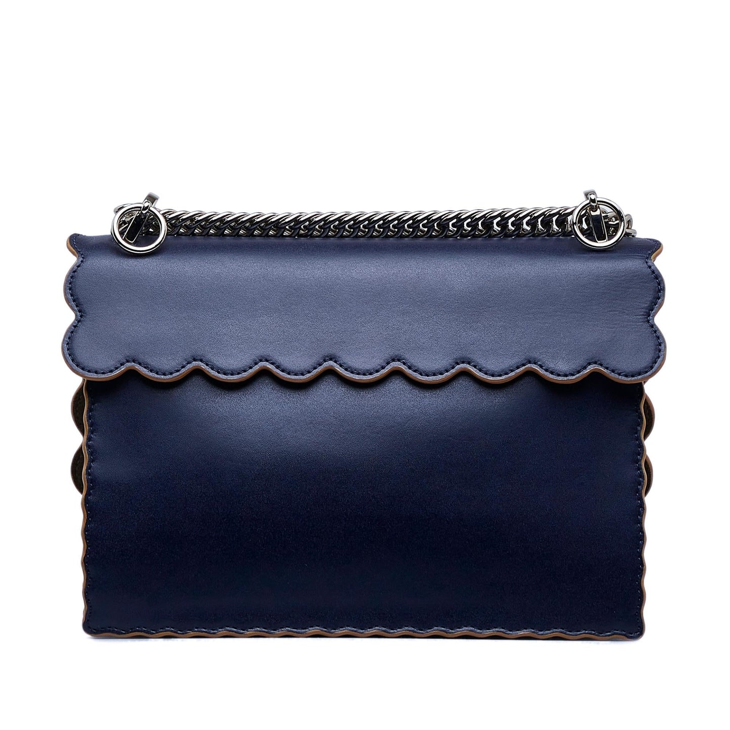Fendi Scalloped Kan I Satchel (SHG-TUYgg3)