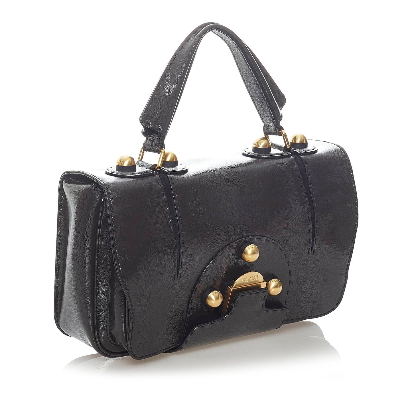 Fendi Secret Leather Satchel