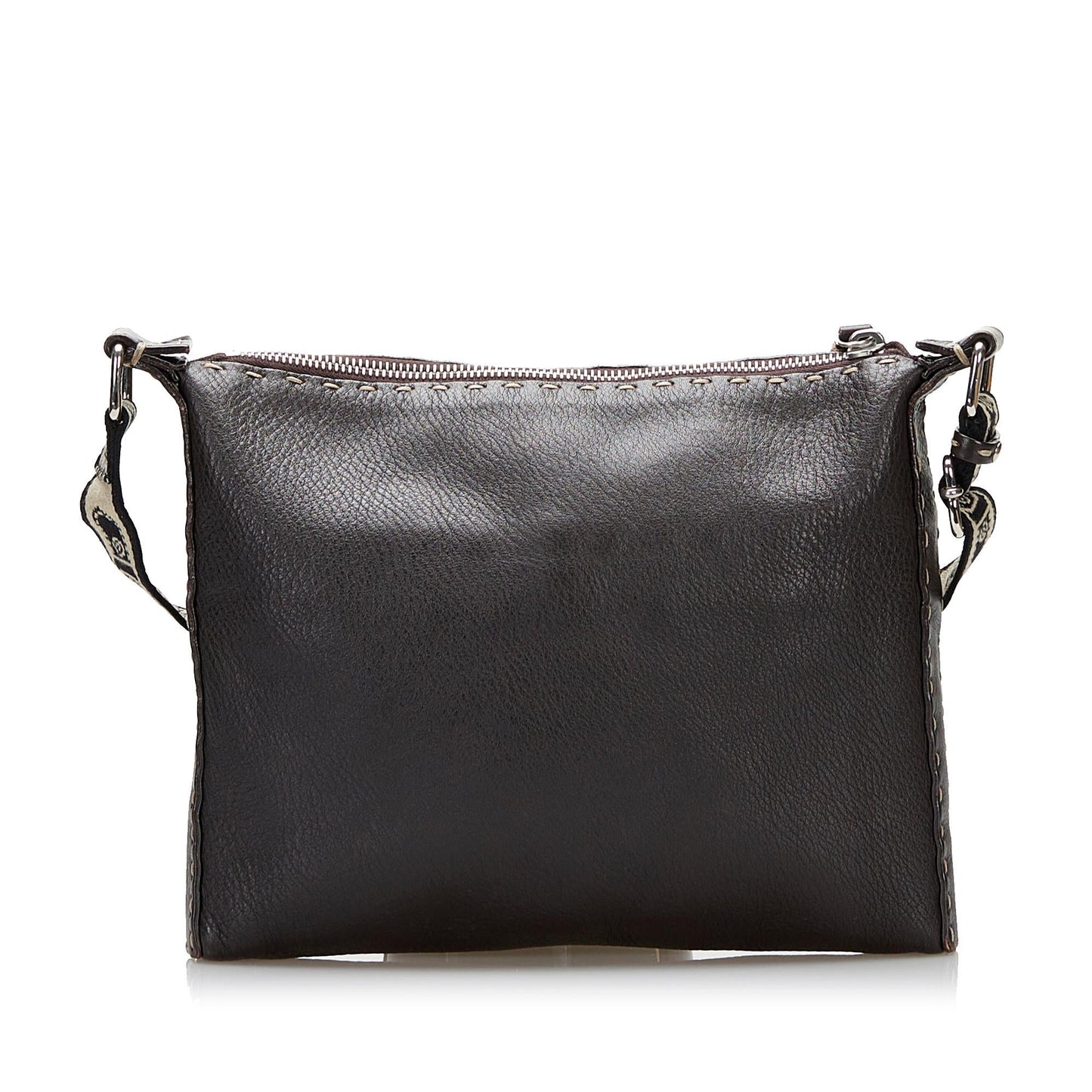 Fendi Selleria Leather Crossbody Bag