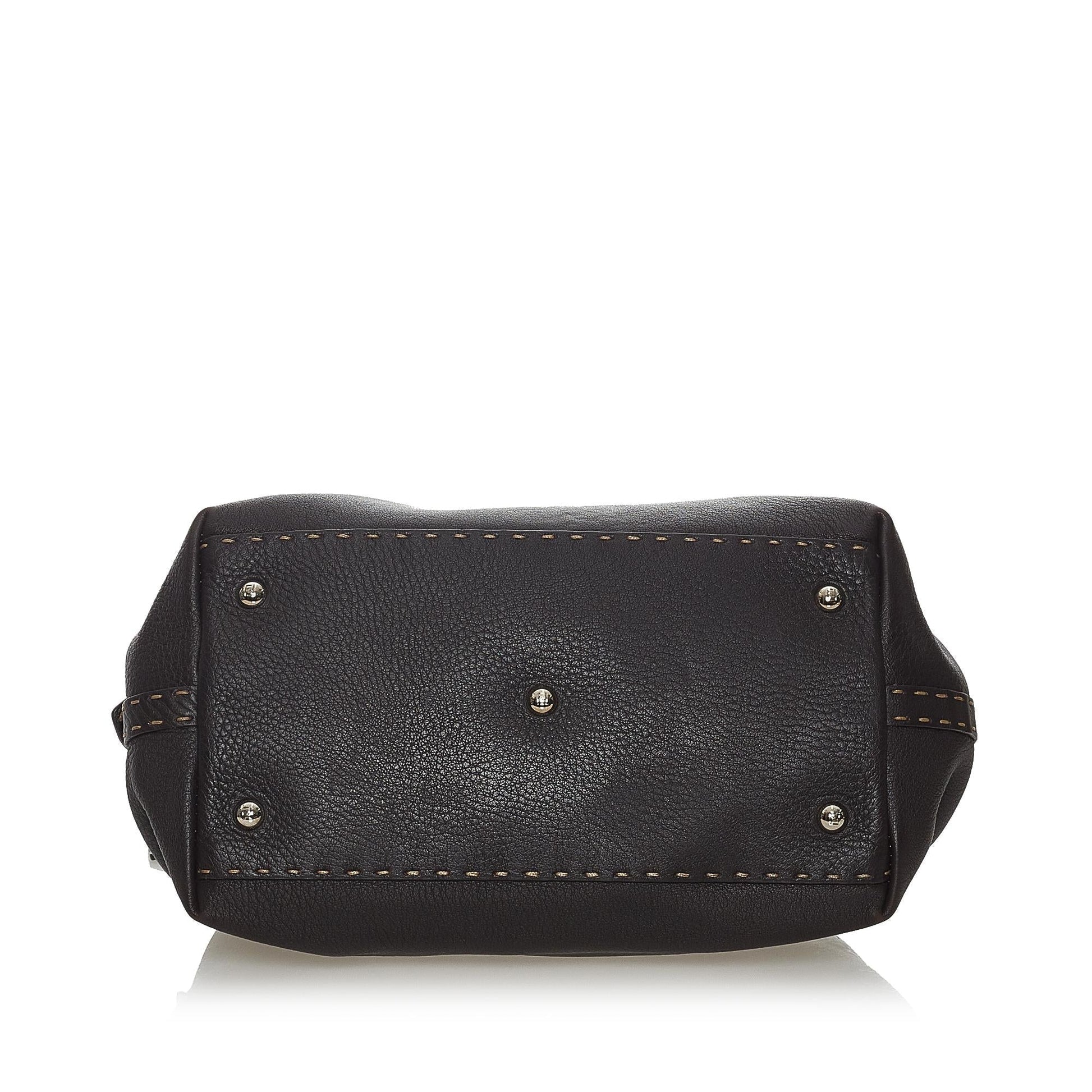 Fendi Selleria Leather Handbag